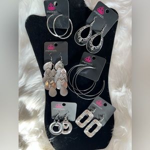Lot #16 of 6 pieces fashion earrings bulk lot